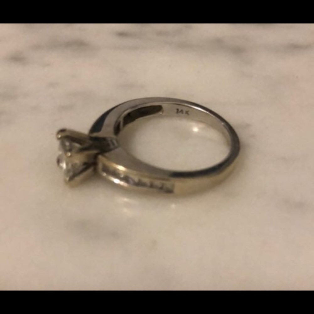 1/2 diamond engagement ring